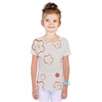 Floral Pattern Kids  One Piece T-Shirt