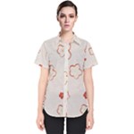 Floral Pattern Women s Short Sleeve Shirt