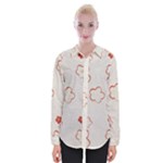 Floral Pattern Womens Long Sleeve Shirt