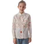 Floral Pattern Kids  Long Sleeve Shirt