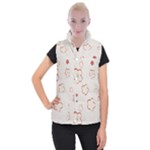 Floral Pattern Women s Button Up Vest