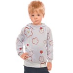 Floral Pattern Kids  Hooded Pullover