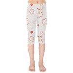 Floral Pattern Kids  Capri Leggings 