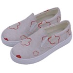 Floral Pattern Kids  Canvas Slip Ons