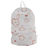 Floral Pattern Foldable Lightweight Backpack