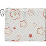 Floral Pattern Canvas Cosmetic Bag (XXXL)