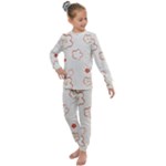 Floral Pattern Kids  Long Sleeve Set 