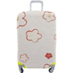 Floral Pattern Luggage Cover (Large)