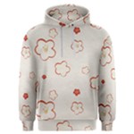 Floral Pattern Men s Overhead Hoodie