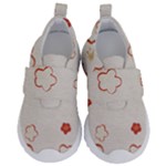 Floral Pattern Kids  Velcro No Lace Shoes