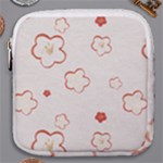 Floral Pattern Mini Square Pouch