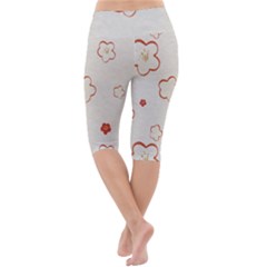 Lightweight Velour Cropped Yoga Leggings 