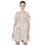 Floral Pattern Sailor Dress