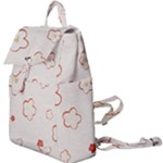 Floral Pattern Buckle Everyday Backpack