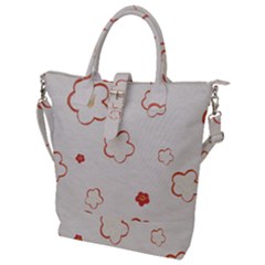 Buckle Top Tote Bag 