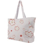 Floral Pattern Simple Shoulder Bag