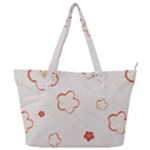 Floral Pattern Full Print Shoulder Bag