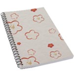 Floral Pattern 5.5  x 8.5  Notebook