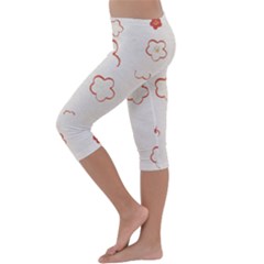 Kids  Lightweight Velour Capri Leggings  