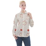 Floral Pattern Women s Long Sleeve Pocket Shirt