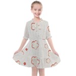 Floral Pattern Kids  All Frills Chiffon Dress