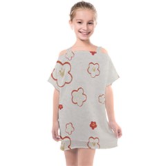 Kids  One Piece Chiffon Dress 