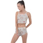 Floral Pattern Summer Cropped Co-Ord Set