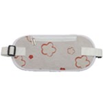 Floral Pattern Rounded Waist Pouch