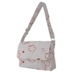 Floral Pattern Full Print Messenger Bag (M)