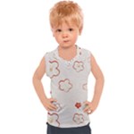 Floral Pattern Kids  Sport Tank Top