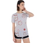 Floral Pattern Perpetual Short Sleeve T-Shirt