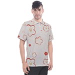 Floral Pattern Men s Polo T-Shirt