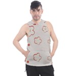 Floral Pattern Men s Sleeveless Hoodie