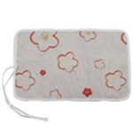 Floral Pattern Pen Storage Case (S)