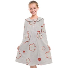 Floral Pattern Kids  Midi Sailor Dress from ArtsNow.com