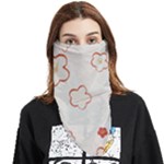 Floral Pattern Face Covering Bandana (Triangle)