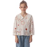 Floral Pattern Kids  Sailor Shirt