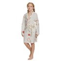 Kids  Long Sleeve Velvet Lounge Robe 