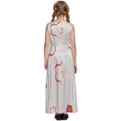 Kids  Satin Sleeveless Maxi Dress 