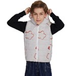 Floral Pattern Kids  Stylish Hooded Puffer Vest