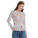 Women s Cut Out Long Sleeve T-Shirt 