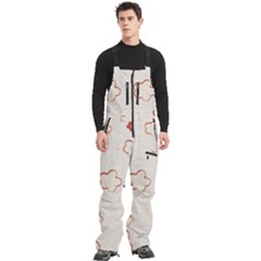 Men s Front Zip Ski And Snowboard Bib Pants 