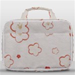 Floral Pattern Travel Toiletry Bag With Hanging Hook