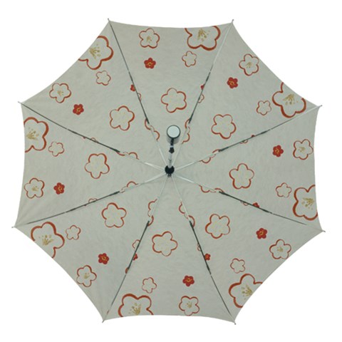 Floral Pattern Automatic Folding Umbrella with Case (Medium) from ArtsNow.com