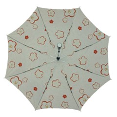 Floral Pattern Automatic Folding Umbrella with Case (Medium) from ArtsNow.com