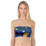 Cute Korean Pattern Bandeau Top