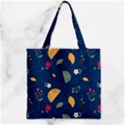 Zipper Grocery Tote Bag 