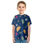 Cute Korean Pattern Kids  Sport Mesh T-Shirt