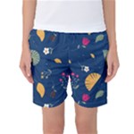 Cute Korean Pattern Women s Basketball Shorts