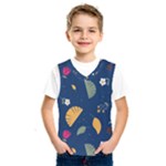 Cute Korean Pattern Kids  Basketball Tank Top